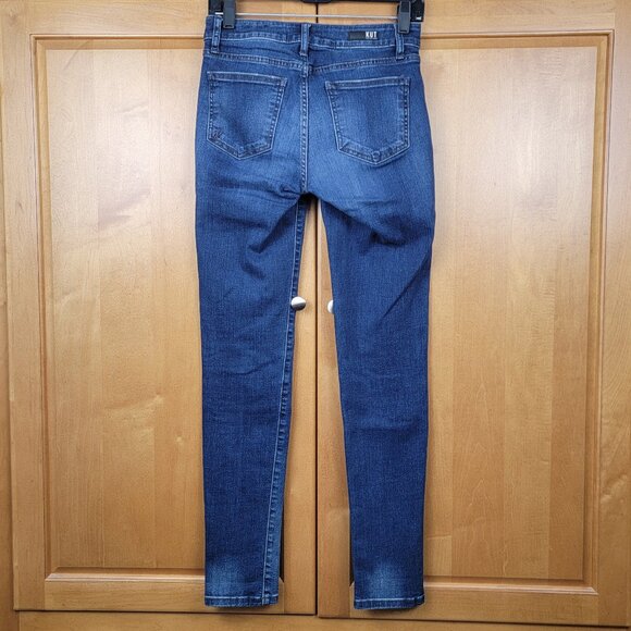KUT From the Kloth Mid Rise Kurvy Diana Skinny Cut Blue Jeans - 2 - Picture 2 of 13